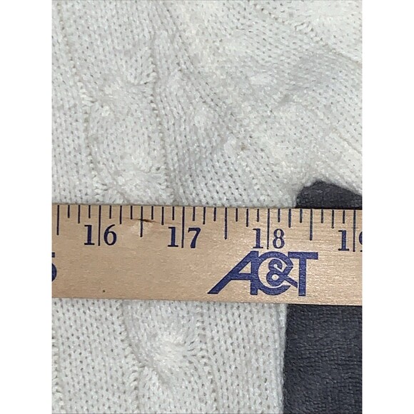 Pebble Beach Of California Vintage Womens Cardigan Sweater red, white, and blue - Picture 8 of 10